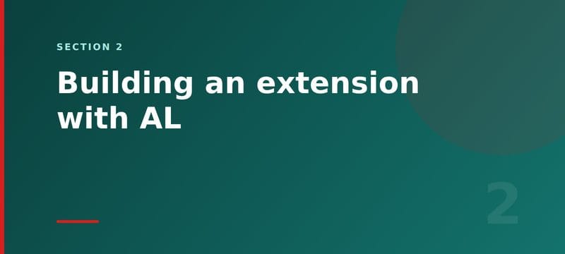 Building an extension with AL
