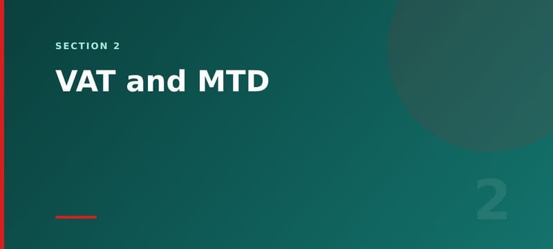 Section card: getting VAT and Making Tax Digital right