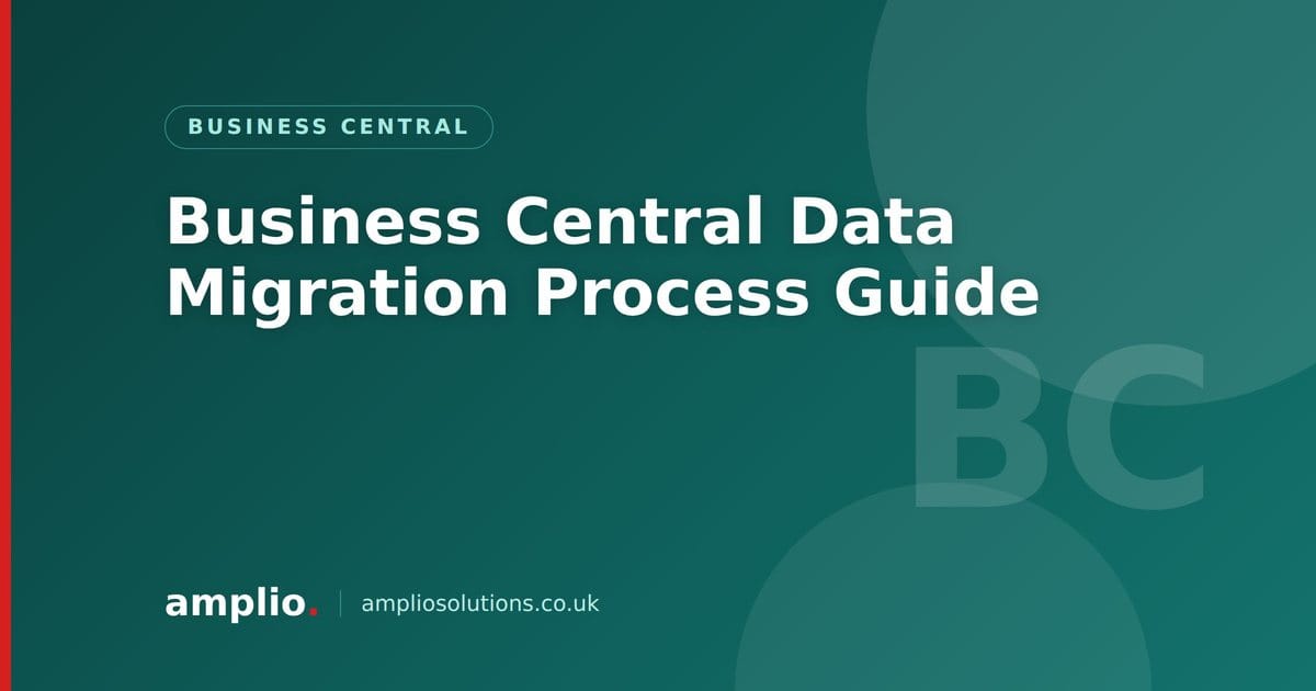 Business Central Data Migration Process Guide