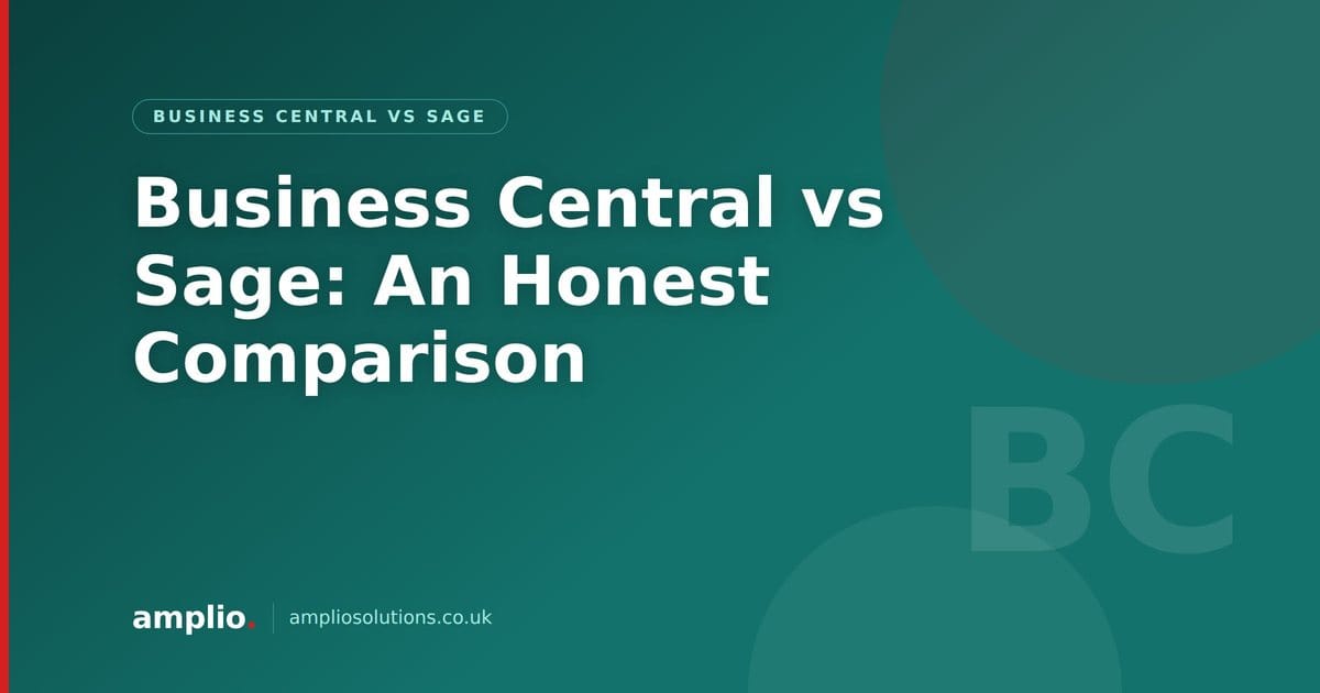 Business Central vs Sage: An Honest Comparison for UK Businesses