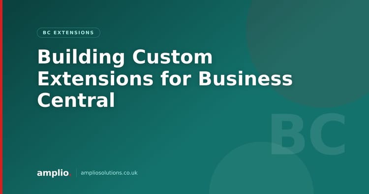 Building Custom Extensions for Business Central