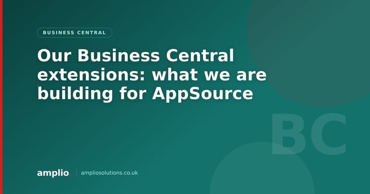 Our Business Central extensions: what we are building for AppSource