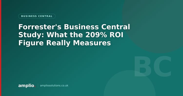 Forrester's Business Central Study: What the 209% ROI Figure Really Measures